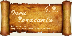Ivan Moračanin vizit kartica